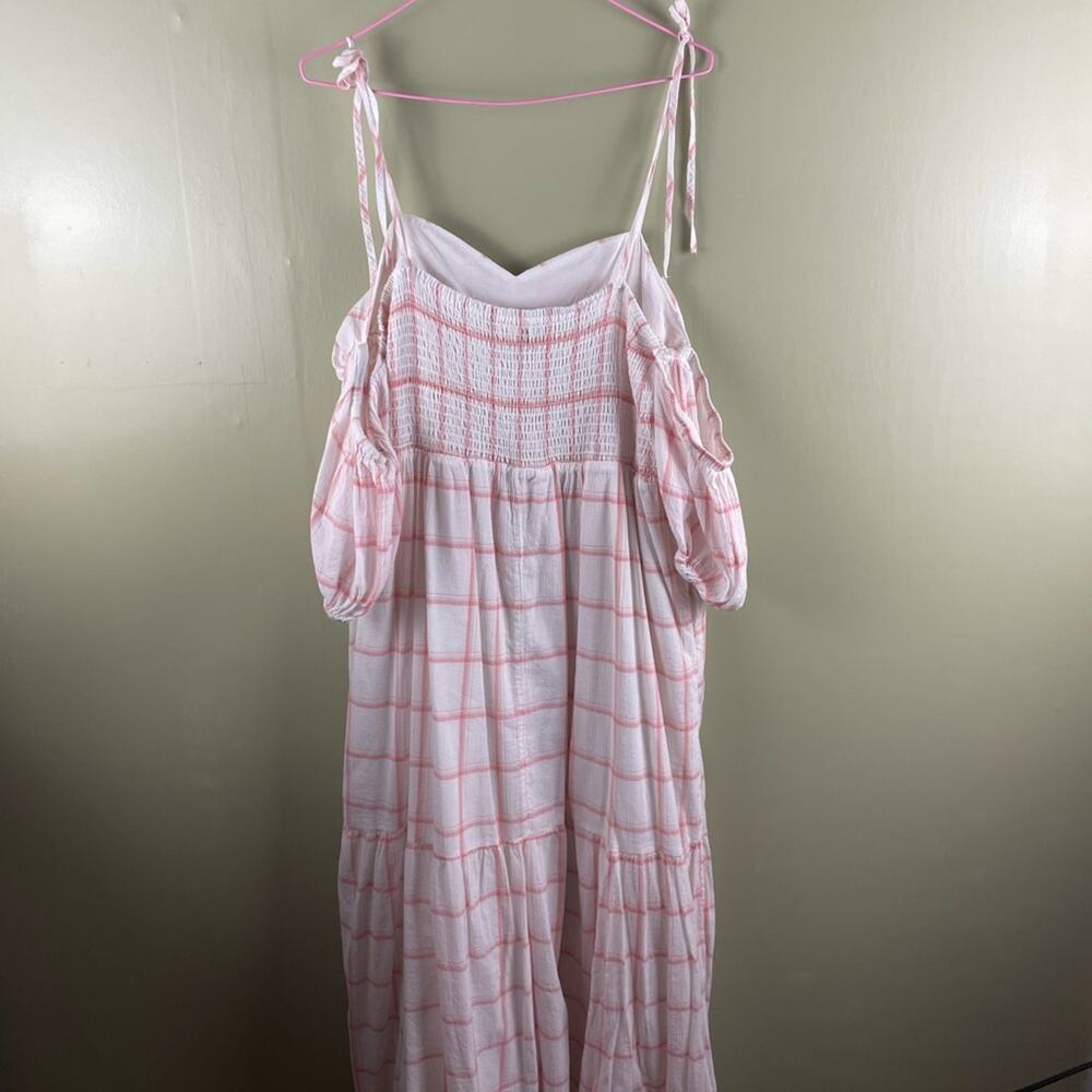 Universal Thread Windowpane Off The Shoulder Maxi… - image 7